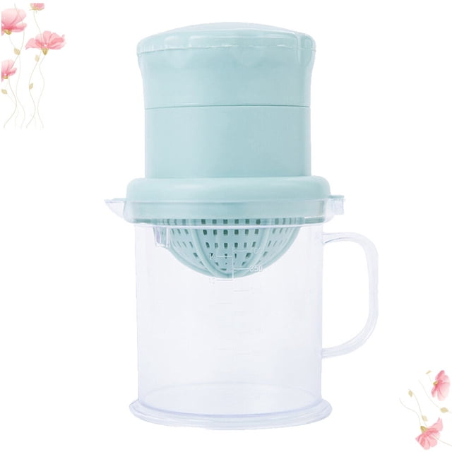 OUNONA Hand Press Fruit Juicer Light Green Manual Kitchen Tool Accessories for Home Use 1Pcs
