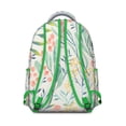 thumbnail image 3 of Vintage Sunflower Print Backpack for Women - Sturdy Canvas School Bookbag with Laptop Pocket, Wide Mouth Opening, Adjustable Straps, Retro Floral Design Perfect for Campus Office, 3 of 6