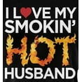 thumbnail image 4 of Old Glory Juniors Valentine's Day Smokin Hot Husband Short Sleeve Graphic T Shirt, 4 of 6