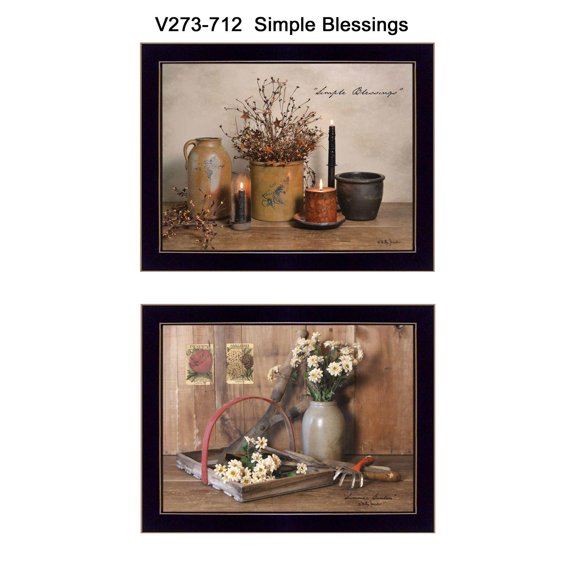 TrendyDecor4U Simple Blessings Collection By Billy Jacobs Wall Art V273-712