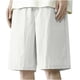 thumbnail image 4 of Pantalones Cortos de Carga de los Hombres con Cordón Sólido Cintura Deportivo Pantalones Cortos de Gimnasio con Bolsillos, Desgaste Casual de Toda la Temporada, 4 of 5