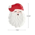 thumbnail image 2 of Red Santa Ceramic Serving Tray, by Holiday Time, 2 of 5