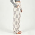 thumbnail image 7 of Mifsaly Women's Plaid Pajama Pants Elastic Waist Flannel Pant Lounge Pj Bottoms Classic Winter Sleeping Warm Clothing with Pockets, 7 of 7