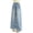 Blue, variant on KAUOD Girls Flare Baggy Jeans Teen Wide Leg Bell Bottom Denim Pants Kids Elastic High Waist Wash Oversized Husky Jean Streetwear