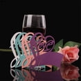 thumbnail image 3 of Tarjetas de copa de vino cortadas con láser, decoración de fiesta de boda, Baby Shower, nombre de mesa de corazón de amor, lugar de acompañante, tarjeta de Copa, 50 piezas, 3 of 4