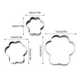 thumbnail image 6 of LShunze Dog Cookie Cutters Set -3 Different Sizes Of Dog, Bone, and Paw Print Cookie Mold Dog Bone Cutters Stainless Steel Shaped Cutters for Homemade Treats,Cakes and Cookies, 6 of 8