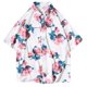 thumbnail image 1 of Camisa hawaiana de manga corta con cuello levantado para la playa para hombre, camisas informales con botones estampadas de verano Fridja po5052, 1 of 2