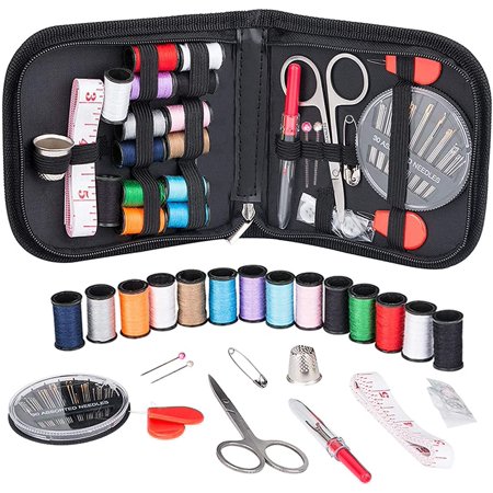 60 Pcs Sewing Kit for Adults and Kids, Basic Emergency Sewing Repair Kit for Home, Travel