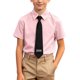 thumbnail image 1 of Odeerbi Camisa de Vestido Para Niños Con Corbata de Manga Corta Con Impresión de Carta Camisas de Uniforme Escolar, 1 of 8