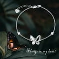 thumbnail image 2 of AOBOCO Cremation Jewelry for Ashes Sterling Silver Butterfly/Dragonfly Urn Bracelet for Ashes Memorial Keepsake Box Jewelry for Human Ashes Pet Ashes, 2 of 5