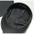thumbnail image 4 of YooGuoGuo Women Fiddler Cap Newsboy Hat with Chain Trendy Visor Beret Caps for Ladies Girls Spring Red Captain Hat, 4 of 5