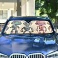 thumbnail image 4 of Robots Car Windshield Sun Shade Reflector Sunshade Foldable for Front Keeps Vehicle Cool, 4 of 8