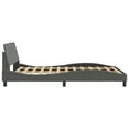 thumbnail image 4 of vidaXL Bed Frame with Headboard Platform Mattress Foundation Bedroom Fabric, 4 of 7