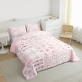 thumbnail image 3 of Homewish Pink Princess Bowknot Bedding Comforter Set for Girl, Kawaii Ribbon Bow Twin Comforter Sets, Fashion Bow-tie Reversible Bedding Set, Breathable Home Decor, 2-Piece, 3 of 8