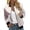 Khaki, variant on Full Zip Varsity Baseball Jacket for Women, Stand Collar Long Sleeve with Pockets, Casual Lightweight Fall Outerwear, 1 Piece, S-XXL, Plus Size Friendly