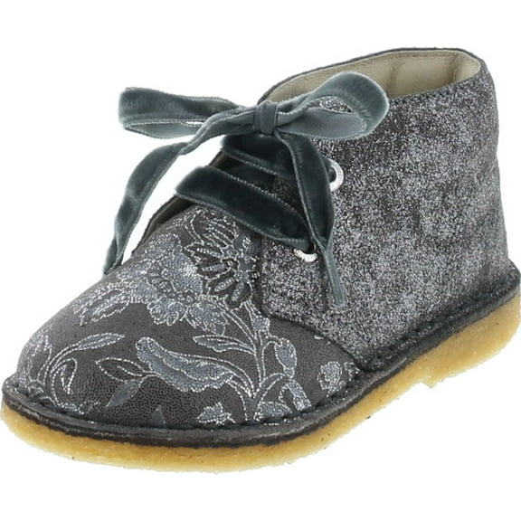 Naturino Girls Miky Fashion Print Lace Up Chukka Booties