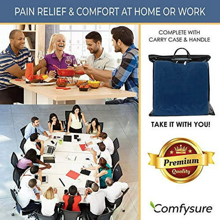 Comfort Finds Coccyx Cushion - Coccyx Seat Cushion for Back Pain Relief,  Orthopedic Seat Cushion for Comfort and Tailbone Relief - Posture Wedge