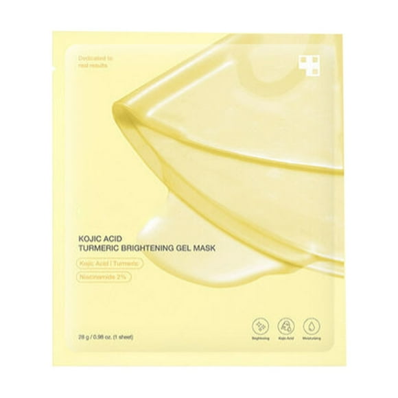 Clearance medicube Kojic Acid Turmeric Brightening Gold Jelly Gel Mask | Overnight Face Mask for Glass Glow Skin- Elasticity, Hydrating, Firming and Moisturizing | Korean Skincare, 28g, 1ea