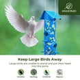 thumbnail image 5 of Kingsyard 6-Ports Metal Tube Sunflower Seed Wild Bird Feeder, Outside Hanging Weather Proof, Blue, 5 of 8
