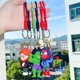 thumbnail image 2 of 1pc, New Marvel Captain America Spider-Man Iron Man Keychain Avengers Handheld Office Lapel Pendant Party Favors, 2 of 4