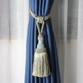thumbnail image 4 of 2Pc Tassel Tieback For Curtain Polyester Single Ball Curtain Holder Tie Home Decor Handmade Tassel Fringe Curtain Buckle Rope, 4 of 6