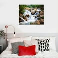 thumbnail image 4 of JRXY Alluvial Fan Waterfall Rocky Mountain National Park Landscape Canvas Wall Art 20x16 Inches 16x12in, 4 of 4