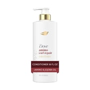Dove Conditioner for Curly, Coily Hair Amino Curl with Bio-Protein Care Technology + Amino & Jojoba Oil, 18 Fl Oz
