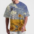 thumbnail image 3 of Camisetas de Snoopy, dibujos animados de anime 2024, estampado 3D, ropa de calle para niños y hombres, camisetas casuales de moda de gran tamaño, camisetas deportivas para niños, tops, 3 of 5
