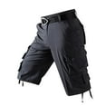 thumbnail image 1 of Shorts Cargo Bleus pour Hommes Shorts de Course Shorts Tactiques pour Hommes Amples Cyclisme Séchage Rapide Été Résistants à l'Eau Shorts de Randonnée Doux Extérieur, 1 of 2