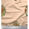 thumbnail image 1 of Soimoi Rayon Fabric Leaves,Duck & Floral Block Printed Craft Fabric by The Yard 42 Inch Wide, 1 of 3