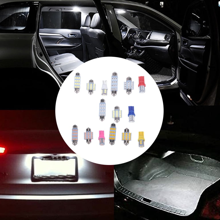 24Pcs/Set Automobile LED Combination, Car Interior Width Lamp Double ...