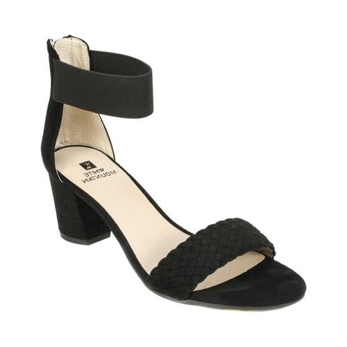 white mountain ankle strap sandals