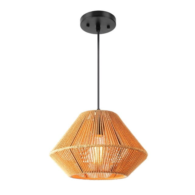 1 Unids Pantalla de Ratán Lámpara Decoración Lámpara Colgante Pantalla Tejida Moderna Creativa Droplight Lámpara de Mimbre Pantalla de Lámpara para jinwen Lámpara de araña