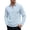 Light Blue, variant on Men's Cable Knit Detail Textured Knit Quarter-Zip Button up Collared Sweater, Collared Casual Pullover, Fall Winter Daily Street Warm Leisure Wear Black XL