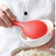 thumbnail image 4 of 1 Pack Silicone Rice Spoon Standing Rice Spoon Red Soup Spoon Non-Stick Pan Flexible Durable Household Kitchen Cooking Tool Accessories, 4 of 5