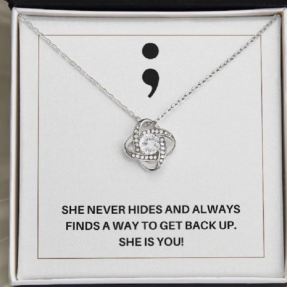 Mental Health Necklace Mental Health Warrior Gift, Encouragement Strength Survivor Gift, You Got This You Are Enough Gift, Necklace for Daughter Friend Coworker