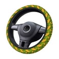 thumbnail image 2 of Cauagu Fresh Corn 1 Print Car Steering Wheel Cover - Universal Car Accessory for Diverse Cars for Steering Wheel with a Diameter of 14.5"-15", 2 of 7