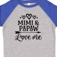 thumbnail image 4 of Inktastic Mimi and Papaw Love Me Boys or Girls Toddler T-Shirt, 4 of 5