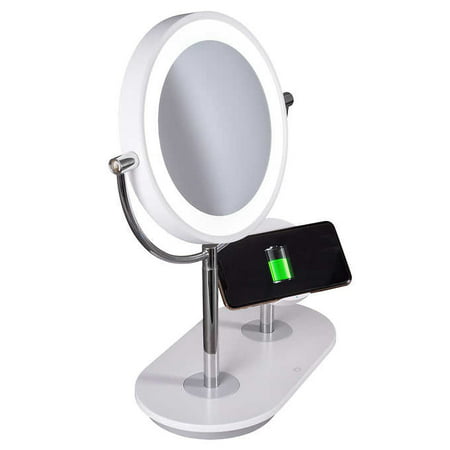 Ottlite Wireless Charging Led Make Up, Ottlite Makeup Mirror With Charging Pad