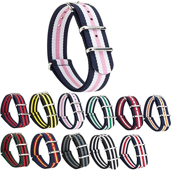 Nato Strap Premium Ballistic Unisex Nylon Watch Strap 18mm