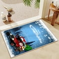 thumbnail image 3 of BOBOMOTI Christmas Doormat Christmas Winter Welcome Door Mats Rugs for Indoor Outdoor Decorations, 3 of 6