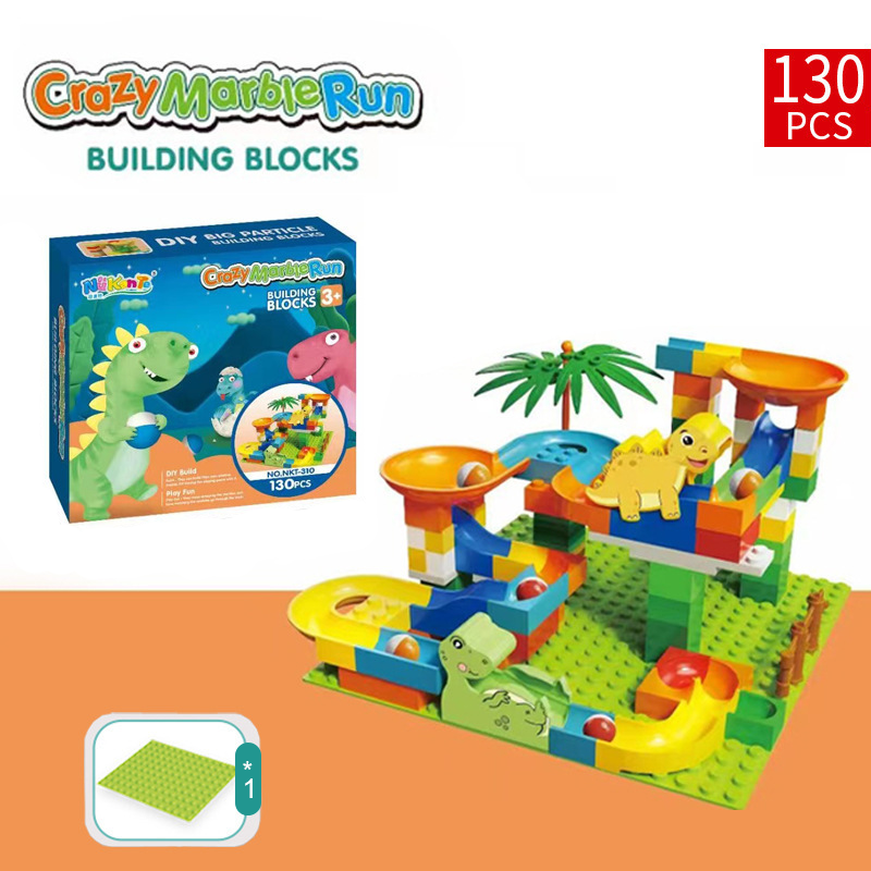 ACRYLORA Mini chute building block toys, large and small particles