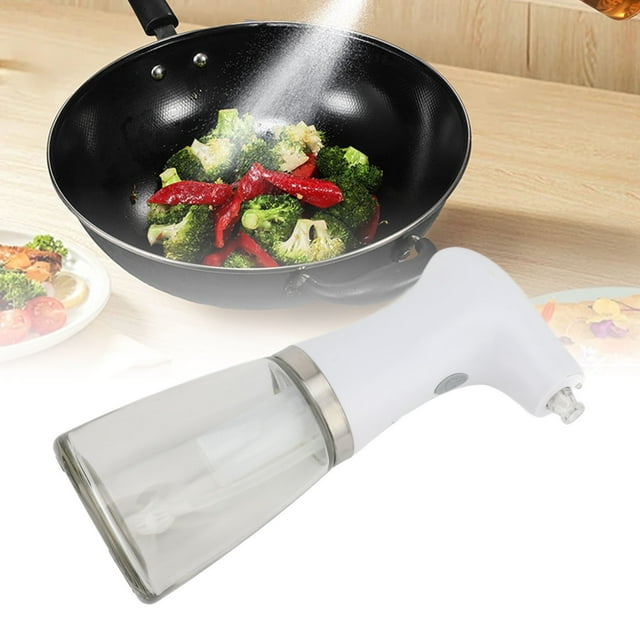 Dispensador Eléctrico De Aceite En Aerosol, Pulverizador De Aceite Eléctrico Con Luz LED Para Cocinar