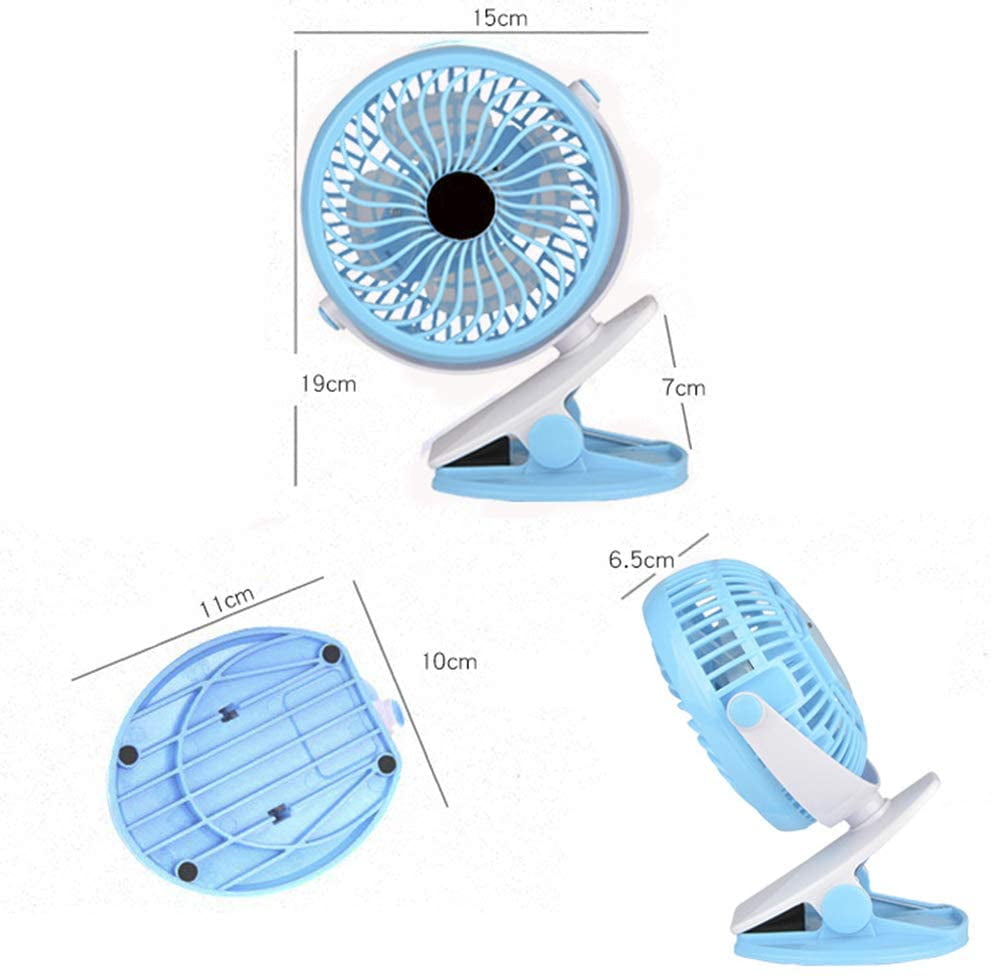 Hengory Mini Desk Clip Fan USB Rechargeable 360° Stoller Fans 2600mah Variable Speed Quiet Fan for Prams Pushchairs Office Black Hengory Mini Desk Clip Fan USB Rechargeable 360° Stoller Fans 2600mah Variable Speed Quiet Fan for Prams Pushchairs Office Black