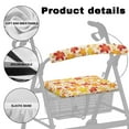 thumbnail image 5 of Jiueut Thanksgiving Rollator Walker Seat and BackRest RollBar Covers Set for Seniors 2 Piece Maple Leaf Universal Rollator Walker Seat and Backrest Covers Rollator Seat Cover, 5 of 7