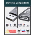 thumbnail image 2 of Adaptador DisplayPort a HDMI JSAUX 4K, paquete de 2 para PC, Dell, Lenovo, 2 of 7