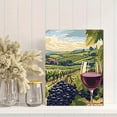 thumbnail image 2 of Vintage Vineyard Wine Glass Canvas Wall Art， Perfect for Living Room， Dining Room， Kitchen， Bedroom， and Office Decor, 2 of 8