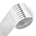 thumbnail image 3 of 100x4cm Self-Adhesive Square Glass Mosaic Tiles Sliver Mirrors Mosaic Sheets for DIY Handmade Crafts Wall Sticker, 3 of 7
