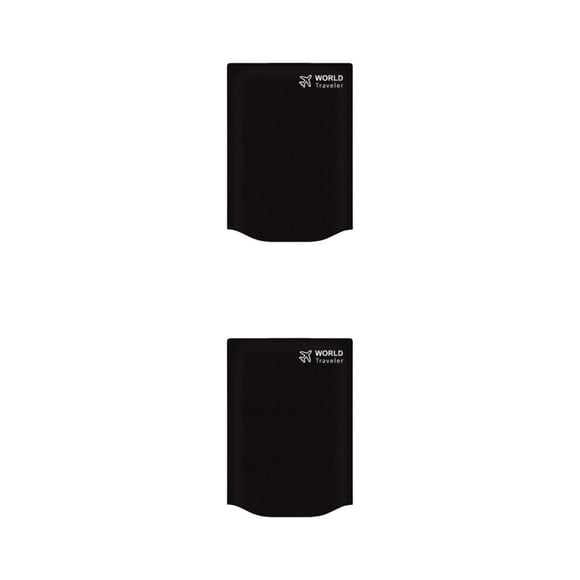 Billuyoard Cubierta de equipaje de viaje no tejida a prueba de polvo elegante impermeable desmontable estilo simple maleta de viaje protector Negro 30 pulgadas 2Conjunto