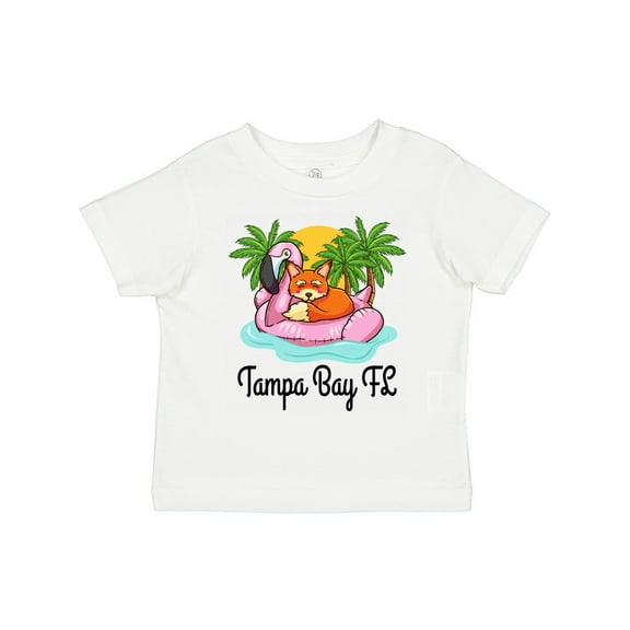 Inktastic Tampa Bay Florida Flamingo Girls Toddler T-Shirt